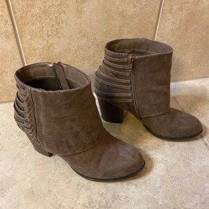 Brown booties